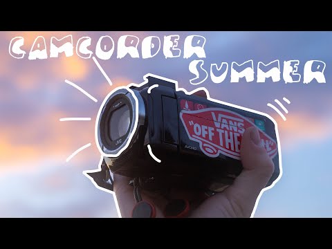 I Filmed my ENTIRE SUMMER on a CAMCORDER