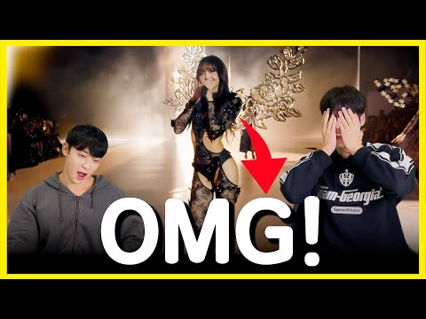 Korean react LISA - &lsquo;MOONLIT FLOOR' @ VICTORIA&rsquo;s SECRET fashion show 😱😍