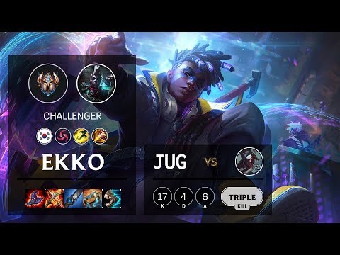 Ekko Jungle vs Kayn - KR Challenger Patch 10.9