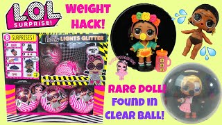 LOL Surprise Lights Glitter Full Box Unboxing Rare Doll Gala Q.T with Weight Hacks