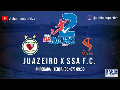 COPA 2 DE JULHO SUB-15 I JUAZEIRO 1X0 SSA F.C. I JOGO COMPLETO COM IMAGENS