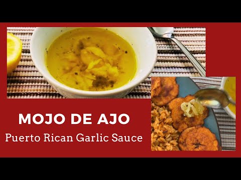 Mojo de Ajo [Puerto Rican Garlic Sauce]