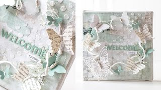 Welcome Spring Mixed Media Canvas