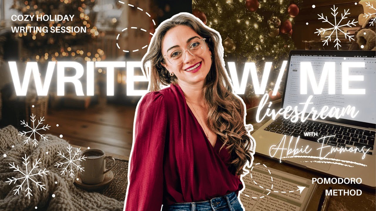 Write With Me LIVESTREAM 🎄✨ cozy holiday writing session