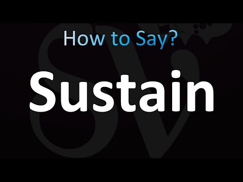 How to Pronounce Sustain (correctly!)