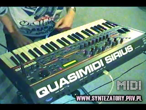 Quasimidi Sirius | demo by Jexus / WC Olo Garb (part 1 of 2)
