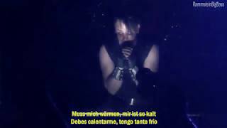 Heldmaschine - Es brennt (Live) (Alemán - Español)