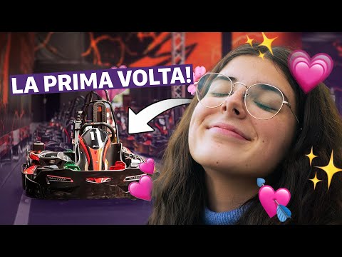MIA SORELLA PROVA UN GO KART!