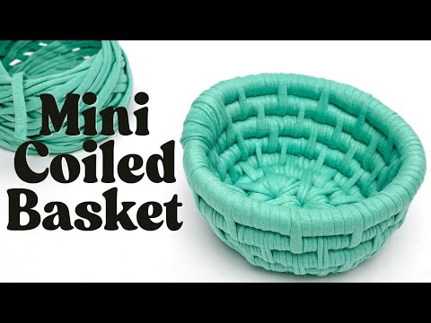 Mini Coiled Basket for Beginners