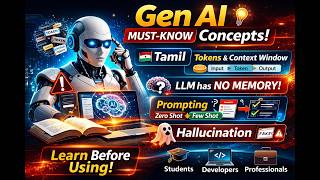 Must Know Gen AI Concepts in Tamil | Gen AI for beginners | Adi Explains