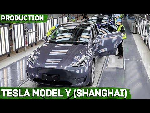 Tesla Model Y - Production (Shanghai Giga Factory)