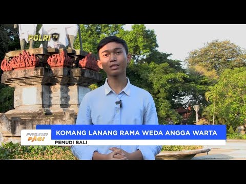 PEMUDA BALI DUKUNG POLRI AMANKAN JALANNYA WORLD WATER FORUM 2024