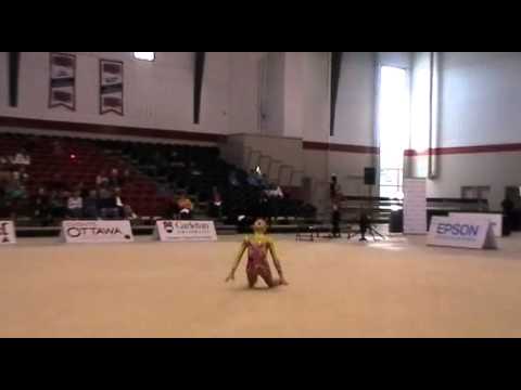 Alexandra Shtrevensky - Day 1 Rhythmic Novice - 2013 Canadian Gymnastics Championships