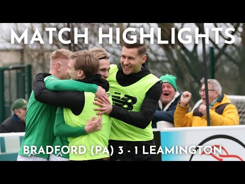MATCH HIGHLIGHTS - Bradford (Park Avenue) 3 - 1 Leamington
