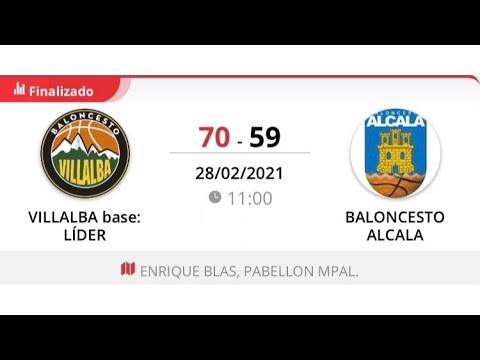 Infantil masc A. VILLALBA base:LÍDER - BALONCESTO ALCALÁ