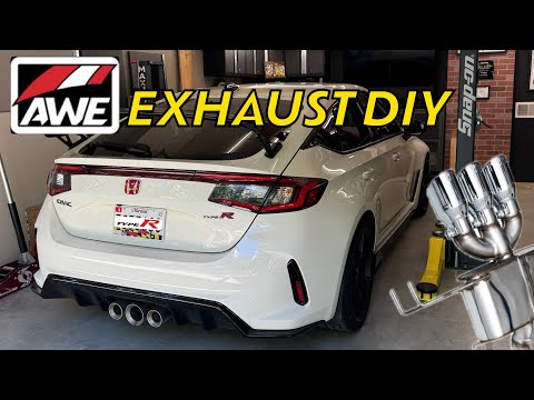 FL5 HONDA CIVIC TYPE-R SOUNDS AWESOME after this mod! | AWE Exhaust step-by-step install guide.