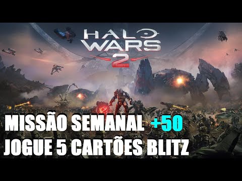 HALO WARS 2 - MISSÃO SEMANAL MICROSOFT REWARDS - JOGUE 5 CARTÕES BLITZ