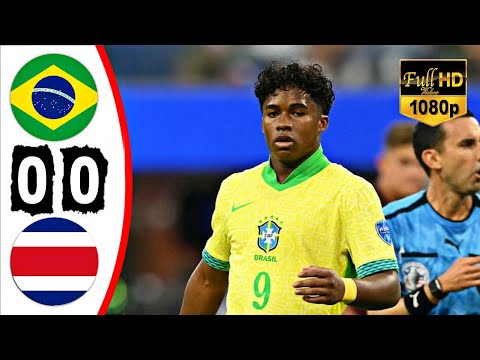 Brazil vs Costa Rica 0-0 ● Highlights & All Goals - Copa america 2024