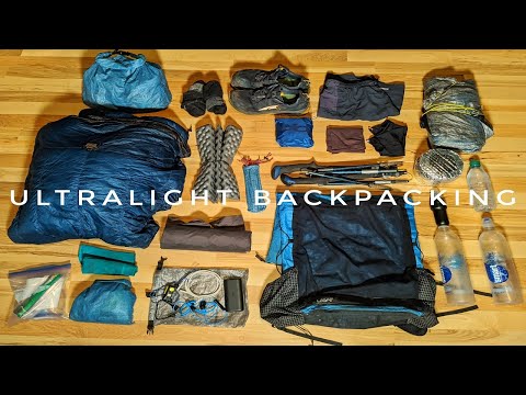 Ultralight Backpacking Gear List (9 lbs / 4 kg)