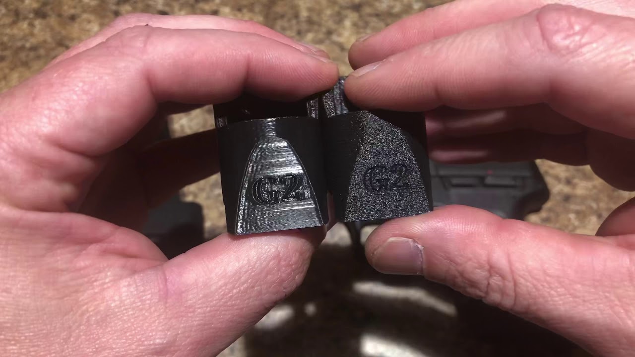 Taurus G2C Shapeways mag sleeve vs Bloody Wheels mag sleeve