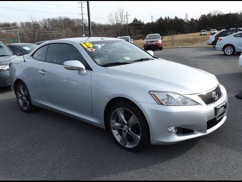 2010 Lexus IS250C Start Up, Tour and Review