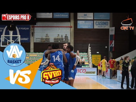 J.A. Vichy-Clermont Métropole vs Saint Vallier Basket Drôme | Espoir Pro B | Highlights