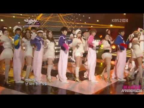 111223 a pink - eternal love | angel without wings w/ dalshabet, b1a4 and boyfriend
