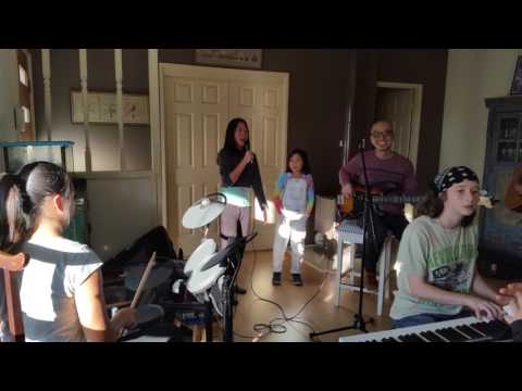 Sabine's 14th - Sabine and Camila rapping