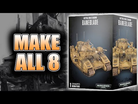 Make 8 Tanks In One Kit: 40k Baneblade Unboxing & Build