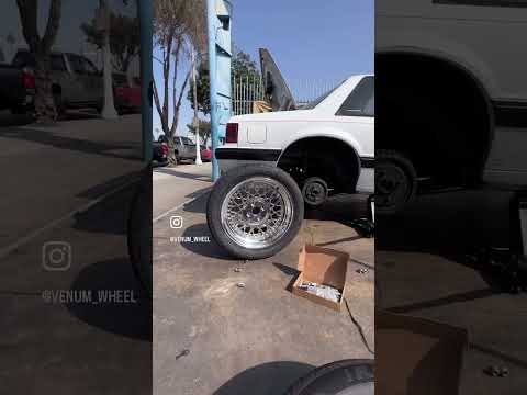 17" 2piece forged wheels on a Foxbody Mustang - Venum Wheel