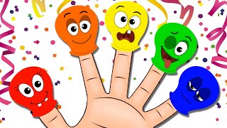 Finger Family Song  Balloon Finger Family 🎈+ Mo