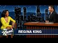 Regina King on Tricking Kids on Halloween, Growing Up in LA, and Hand & Footprint Ceremony