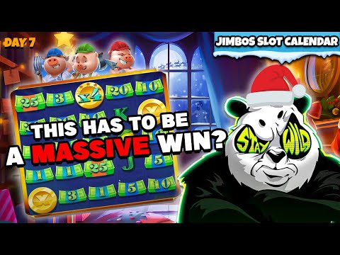 Thumbnail for video: Jimbo's Slots Christmas Countdown: Hunting Them Monster Wins!! 7/24