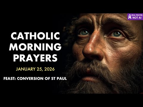 Catholic Morning Prayers to Help Us Rise Today with Courage | January 25, 2026