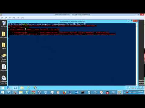 Windows Powershell Tutorial Stop Computer