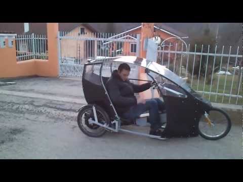 Street legal two-seater electric velomobile