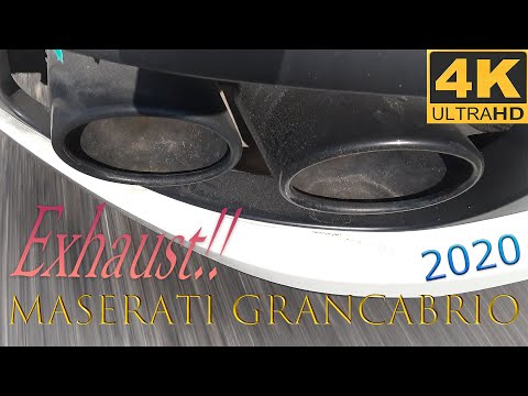 #2020 #Flex! Maserati Grancabrio #Exhaust!! 4K | #자유로 #마세라티 #그란카브리오 #주행배기음