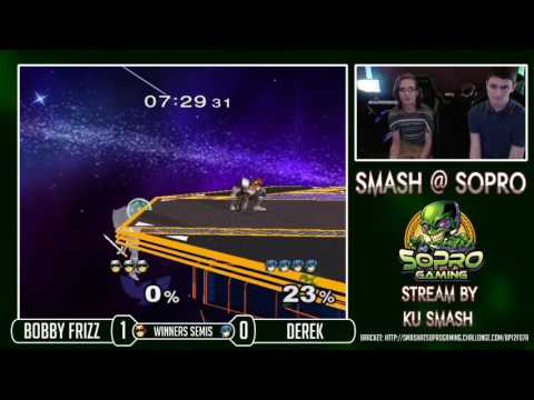 SoPro 34 SSBM - Bobby Frizz (Fox) Vs. Derek (Marth) Winners Semis