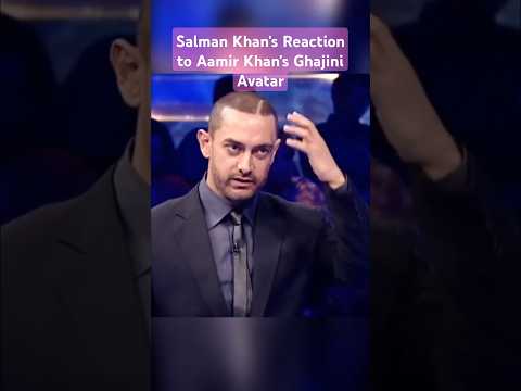 Salman Khan's Reaction to Aamir Khan's Ghajini Avatar #salmankhan #bollywood #aamirkhan