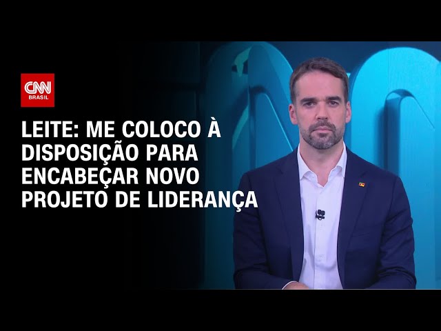 À CNN, Eduardo Leite avalia concorrer à Presidência: "Me disponho" | BASTIDORES CNN