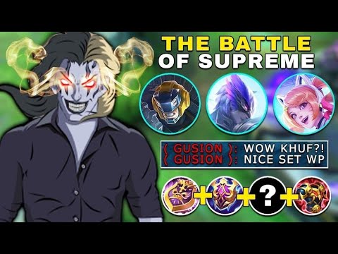 THE No.1 Indonesia JOHNSON & GUSION vs RicGG KHUFRA!! - Mobile Legends