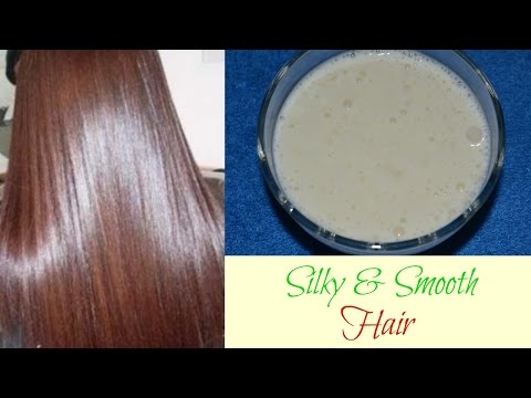 How to Get Silky Smooth Hair at home || Frizzy Hair mask || DIY Video