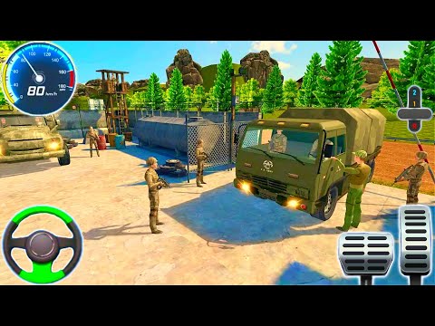 troops transport in army truck driving simulator - android gameplay
