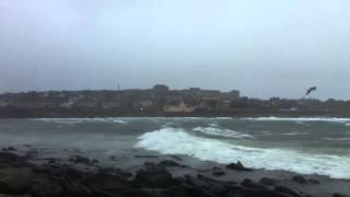 Shetland Stormy Gales in Lerwick 23-12-2012 outside the Tes