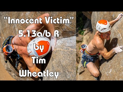 Tim Wheatley Sending "Innocent Victim" 5.13a/b R Castle Rock, Co