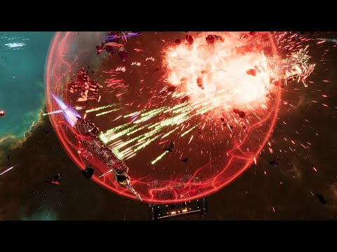 Skalgrim Mod 2021: Imperial Navy vs Chaos - Massive Battle, Battlefleet Gothic Armada 2