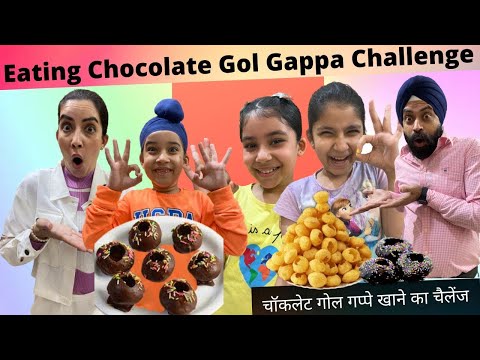 Eating Chocolate Gol Gappa Challenge | RS 1313 FOODIE | Ramneek Singh 1313 | RS 1313 VLOGS