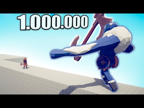 1.000.000 DAMAGE AXE THROWER 1 vs 1 TOURNAMENT - TABS | Totally Accurate Battle Simulator 2023