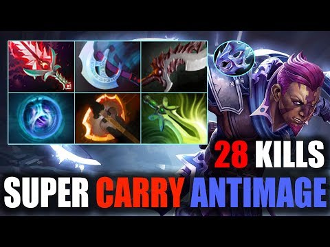 28 Kills Super Carry Anti Mage - It's Too Late to Stop Him | Gameplay By EG.Cr1t Dota 2