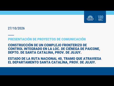 PRESENTACIÓN DE PROYECTOS DE COMUNICACIÓN 27-10-26